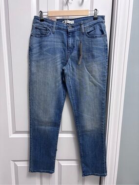 Levi's Light Distressed Mid Rise Skinny Jeans